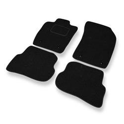 Plstěné koberečky pro Audi A1 I 8X (2010-2018) - autokoberece - rohožky - DGS Autodywan - černá