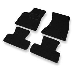 Plstěné koberečky pro Audi Q5 I 8R (2008-2016) - autokoberece - rohožky - DGS Autodywan - černá