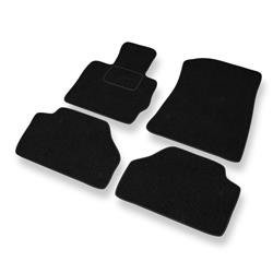 Plstěné koberečky pro BMW X4 F26 (2013-2018) - autokoberece - rohožky - DGS Autodywan - černá