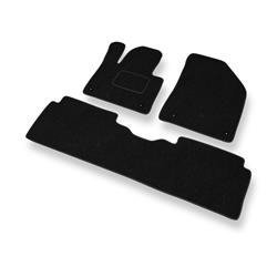 Plstěné koberečky pro Citroen C5 III (2008-2017) - autokoberece - rohožky - DGS Autodywan - černá