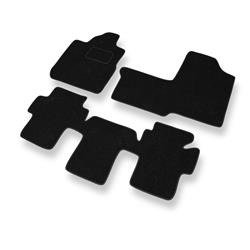 Plstěné koberečky pro Fiat Multipla (1998-2010) - autokoberece - rohožky - DGS Autodywan - černá
