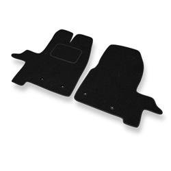 Plstěné koberečky pro Ford Transit Custom (2012-....) - autokoberece - rohožky - DGS Autodywan - černá