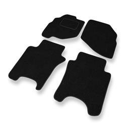 Plstěné koberečky pro Honda Jazz II (2002-2008) - autokoberece - rohožky - DGS Autodywan - černá