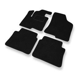 Plstěné koberečky pro Hyundai Santa Fe II (2006-2012) - autokoberece - rohožky - DGS Autodywan - černá