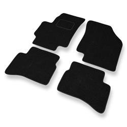 Plstěné koberečky pro Kia Rio II (2005-2011) - autokoberece - rohožky - DGS Autodywan - černá