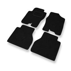 Plstěné koberečky pro Nissan Navara D40 (2005-2014) - autokoberece - rohožky - DGS Autodywan - černá