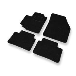 Plstěné koberečky pro Nissan Pixo (2008-2013) - autokoberece - rohožky - DGS Autodywan - černá