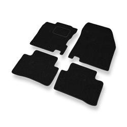 Plstěné koberečky pro Nissan Qashqai II (2013-2021) - autokoberece - rohožky - DGS Autodywan - černá