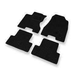 Plstěné koberečky pro Nissan X-trail II (2007-2013) - autokoberece - rohožky - DGS Autodywan - černá