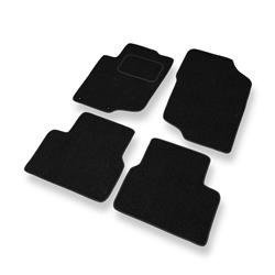 Plstěné koberečky pro Peugeot 207 (2006-2012) - autokoberece - rohožky - DGS Autodywan - černá