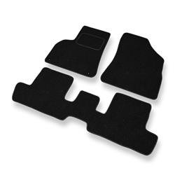 Plstěné koberečky pro Peugeot 3008 I (2009-2016) - autokoberece - rohožky - DGS Autodywan - černá