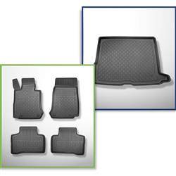 Sada: koberečky TPE + rohož do zavazadlového prostoru pro Mercedes-Benz GLC X253 SUV (09.2015-....) - Aristar - Guardliner - ne pro verzi Plug-in Hybrid