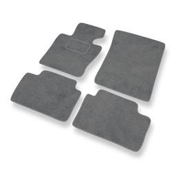 Velurové koberečky pro BMW X3 I E83 (2000-2010) - autokoberece - rohožky - DGS Autodywan - šedá