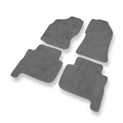 Velurové koberečky pro Ford Maverick I (5 dveří) (1993-2000) - autokoberece - rohožky - DGS Autodywan - šedá