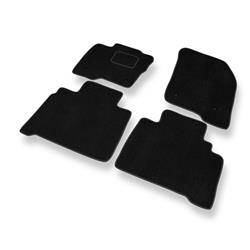 Velurové koberečky pro Ford S-Max II (2015-....) - autokoberece - rohožky - DGS Autodywan - černá