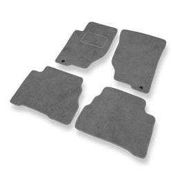 Velurové koberečky pro Kia Sorento I (2002-2009) - autokoberece - rohožky - DGS Autodywan - šedá