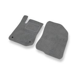 Velurové koberečky pro Peugeot 2008 (2013-2019) - autokoberece - rohožky - DGS Autodywan - šedá