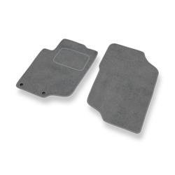 Velurové koberečky pro Peugeot 207 (2006-2012) - autokoberece - rohožky - DGS Autodywan - šedá