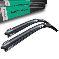 Automobilové stěrače na přední sklo pro Honda Civic IX Sedan (09.2011-02.2017) - Motgum - listy ploché Premium