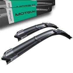 Automobilové stěrače na přední sklo pro Skoda Rapid Liftback, Spaceback (07.2012-2021) - Motgum - listy ploché Premium