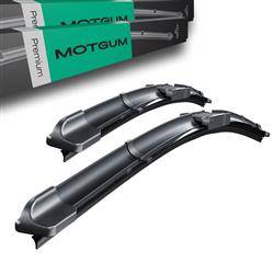 Automobilové stěrače na přední sklo pro Smart Fortwo III Hatchback, Kabriolet (11.2014-2020) - Motgum - listy ploché Premium