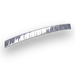 Ocelový kryt zadního nárazníku pro BMW X6 E71 SAC (5 dveře) - (2010-2013) - Croni - Trapéz - stříbrný (lesk)