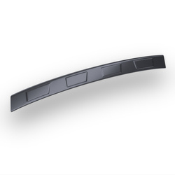 Ocelový kryt zadního nárazníku pro Cupra Leon II Sportstourer (5 dveře) - (2020-....) - Croni - 4 Trapéz - černá (fólie carbon)
