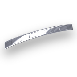 Ocelový kryt zadního nárazníku pro Cupra Leon II Sportstourer (5 dveře) - (2020-....) - Croni - 4 Trapéz - stříbrný (lesk)