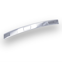 Ocelový kryt zadního nárazníku pro Cupra Leon II Sportstourer (5 dveře) - (2020-....) - Croni - 4 Trapéz - stříbrný (satén)