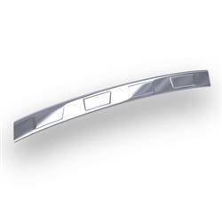 Ocelový kryt zadního nárazníku pro Hyundai ix20 I FL MPV (5 dveře) - (2015-2020) - Croni - 4 Trapéz - stříbrný (lesk)