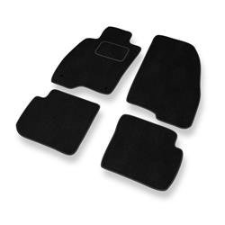 Velurové koberečky pro Alfa Romeo MiTo (2008-2018) - autokoberece - rohožky - DGS Autodywan - černá