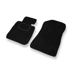 Velurové koberečky pro BMW Řada 1 E81/E87 (2004-2013) - autokoberece - rohožky - DGS Autodywan - černá