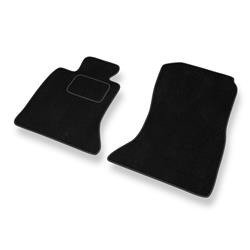 Velurové koberečky pro BMW Řada 5 F10, F11 (2010-2013) - autokoberece - rohožky - DGS Autodywan - černá