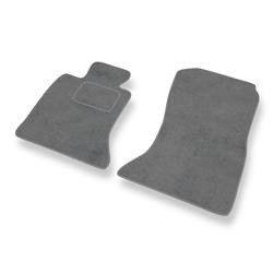 Velurové koberečky pro BMW Řada 5 F10, F11 (2010-2013) - autokoberece - rohožky - DGS Autodywan - šedá