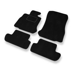 Velurové koberečky pro BMW Řada 6 M6 F13 (2012-2018) - autokoberece - rohožky - DGS Autodywan - černá