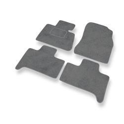 Velurové koberečky pro BMW X5 I E53 (1999-2006) - autokoberece - rohožky - DGS Autodywan - šedá
