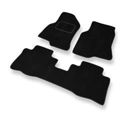 Velurové koberečky pro Chevrolet Captiva I (2006-2011) - autokoberece - rohožky - DGS Autodywan - černá