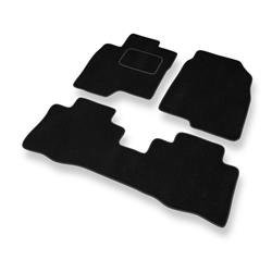 Velurové koberečky pro Chevrolet Captiva II (2011-....) - autokoberece - rohožky - DGS Autodywan - černá