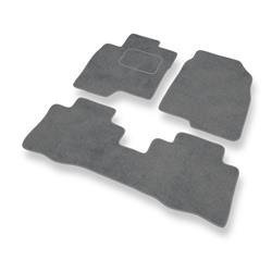 Velurové koberečky pro Chevrolet Captiva II (2011-....) - autokoberece - rohožky - DGS Autodywan - šedá