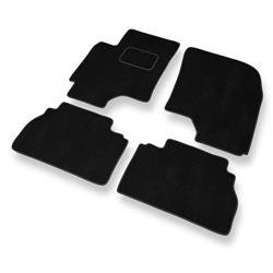 Velurové koberečky pro Chevrolet Epica (2006-2011) - autokoberece - rohožky - DGS Autodywan - černá