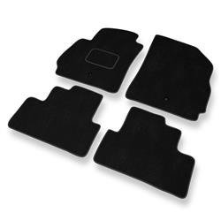 Velurové koberečky pro Chevrolet Orlando (2010-2018) - autokoberece - rohožky - DGS Autodywan - černá