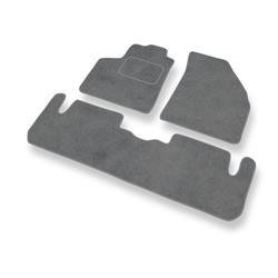 Velurové koberečky pro Chevrolet Rezzo (2004-2008) - autokoberece - rohožky - DGS Autodywan - šedá