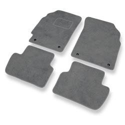 Velurové koberečky pro Chevrolet Spark II M300 (2010-2015) - autokoberece - rohožky - DGS Autodywan - šedá