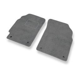 Velurové koberečky pro Chevrolet Spark II M300 (2010-2015) - autokoberece - rohožky - DGS Autodywan - šedá