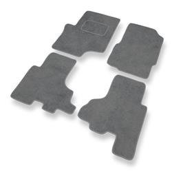 Velurové koberečky pro Chevrolet TrailBlazer II (2002-2009) - autokoberece - rohožky - DGS Autodywan - šedá