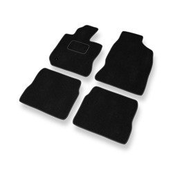 Velurové koberečky pro Chrysler PT Cruiser Manual (2000-2010) - autokoberece - rohožky - DGS Autodywan - černá