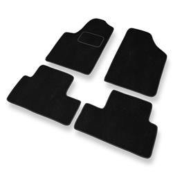 Velurové koberečky pro Citroen Berlingo I (1996-2007) - autokoberece - rohožky - DGS Autodywan - černá