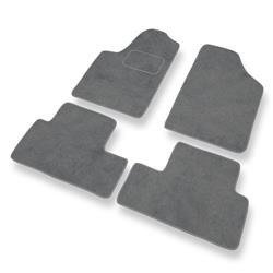 Velurové koberečky pro Citroen Berlingo I (1996-2007) - autokoberece - rohožky - DGS Autodywan - šedá