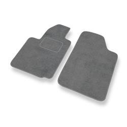 Velurové koberečky pro Citroen C2 (2003-2010) - autokoberece - rohožky - DGS Autodywan - šedá
