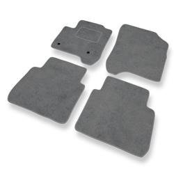 Velurové koberečky pro Citroen C3 Picasso (2008-2017) - autokoberece - rohožky - DGS Autodywan - šedá